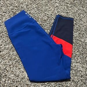 WILO Blue and Red Kids Leggings